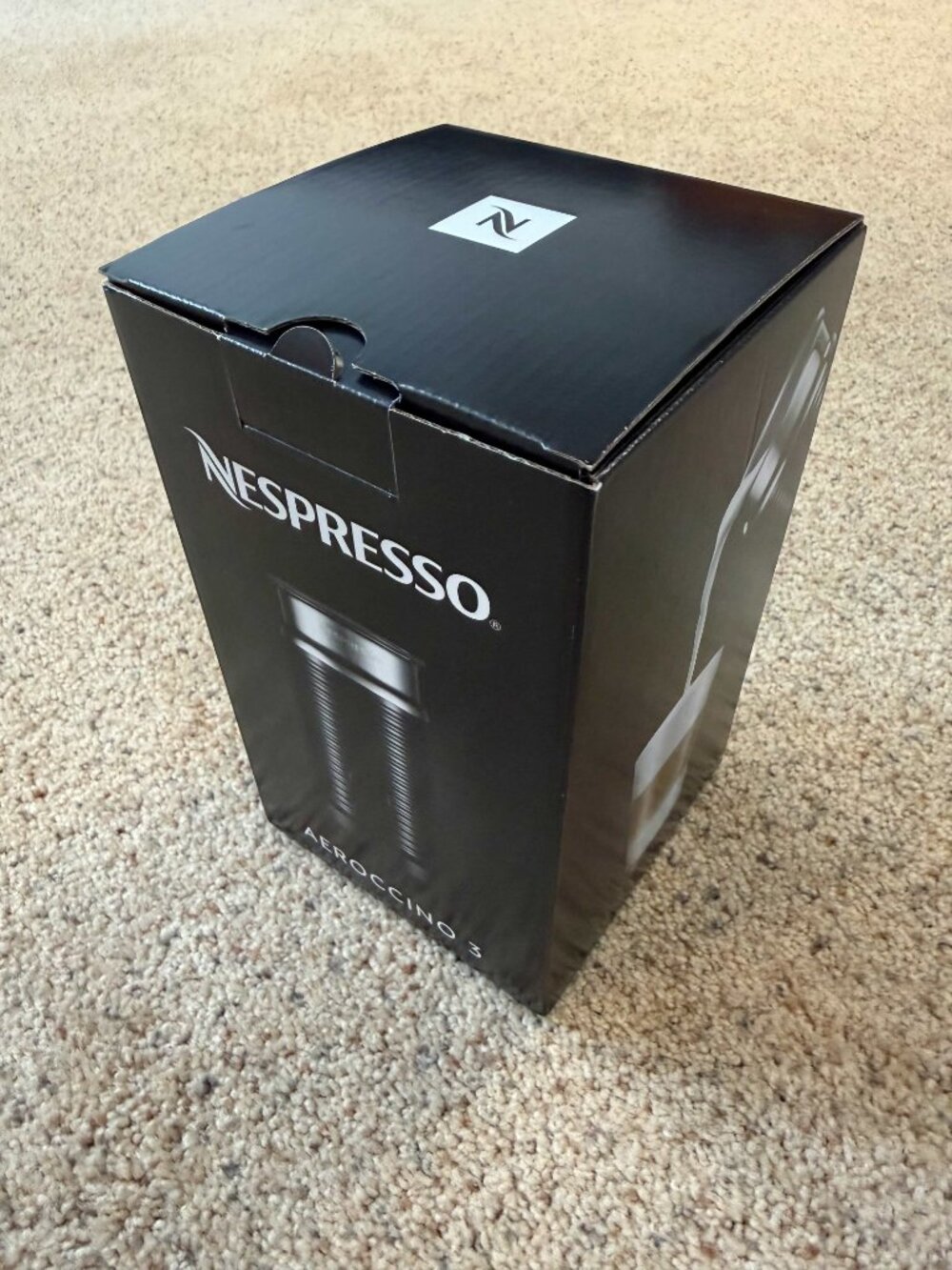 Nespresso Aeroccino 3 Milk Frother - Black new in box